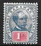 [Sir Charles J. Brooke - Inscription "POSTAGE", type N]