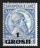 [Skanderbeg Issue of 1913 Surcharged, Tip I3]
