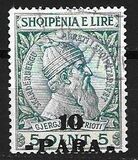 [Skanderbeg Issue of 1913 Surcharged, Tip I1]