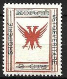 [Double-Headed Eagle - Inscription: "SHQIPËRIË KORÇË VETQEVERITARE", type C1]