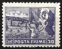[As Previous Editions with the Inscription "POSTA FIUME", type AH]