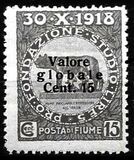 [No. 49-60 Overprinted "Valore globale" in 2 Types. Type I: 1919, Thin Overprint. Type II: 1920, Thick Overprint, type AN5]