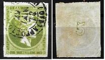 [Large Hermes Head - Paris Print - No. 4 & 8: Large (8mm) Control Number on Back, type A2]