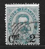 [King Umberto I - Surcharged, סוג X]