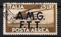 [Airmail -  - Italy Postage Stamps of 1945 Overprinted "A.M.G.F.T.T.", тип B4]