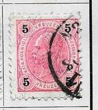 [Emperor Franz Josef I, 1830-1916 - Granite Paper. Numerals in Black, type N3]