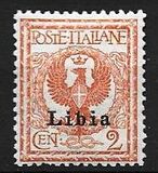 [Italian Postage Stamps Overprinted "Libia", tip A1]