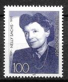 [The 100th Anniversary of the Birth of Nelly Sachs, Writer, Tip AYU]