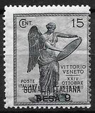 [Italian Postage Stamps Overprinted "SOMALIA ITALIANA" & Surcharged, type H2]