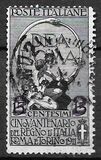 [Overprint - The 50th Anniversary of the Italian State 1911, type BA]
