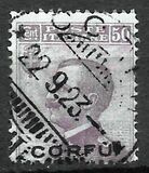 [Italian Postage Stamps Overprinted "CORFÙ", type A5]