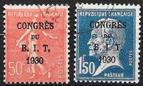 [International labour Congress - Overprint, tip BG]