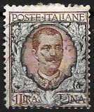 [Águila de la Casa de Savoya y rey Victor Emmanuel III, 1.869 - 1.947 #     Primera emisión definitiva del reinado de Víctor Manuel III, tipo AL]