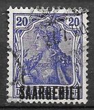 [German Empire Postage Stamps Overprinted "SAARGEBIET", タイプ F3]