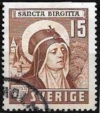 [St. Bridget of Sweden - Inscription "SANCTA BIRGITTA", type BV]