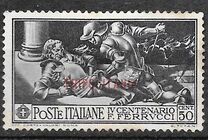[The 400th Anniversary of the Death of Francesco Ferruci - Not Issued Stamps Overprinted "TRIPOLITANIA" in Red or Blue, प्रकार AO2]