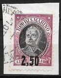 [No.129 & 130 Surcharged, type AP1]