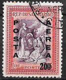 [Airmail - No.383 Surcharged, type ED]