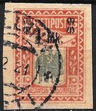 [Charity Stamps Surcharged, type M]