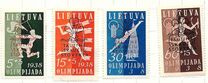 [No 421-24 Overprinted - Inscription "TAUTINE - SKAUCIU - STOVYKLA", type BF3]