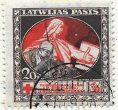 [Red Cross Charity - Brown and Green Design on Back, A type with Blue Design on Back, tyyppi H1]