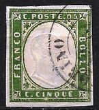 [King Victor Emmanuel II - This Issue Vary Greatly in Colour, type D]