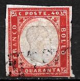 [King Victor Emmanuel II - This Issue Vary Greatly in Colour, Typ D11]