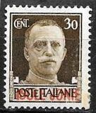 [Italian Postage Stamps Overprinted "ISOLE JONIE", type A4]