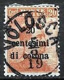 [Italian Stamps Surcharged, 類型 E]