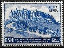 [The 75th Anniversary of UPU - Universal Postal Union, type EY]