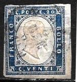 [King Victor Emmanuel II - This Issue Vary Greatly in Colour, type D8]