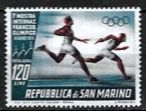 [International Exhibition of Olympic Stamps in San Marino, タイプ HO]
