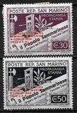 [Day of the Stamp - No.262-263 Overprinted, Tipe CD]