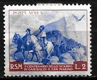 [Airmail - The 100th Anniversary of Garibaldi's Refuge to San Marino, type EN]