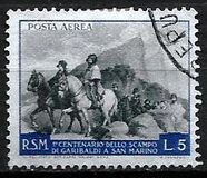 [Airmail - The 100th Anniversary of Garibaldi's Refuge to San Marino, type EN2]