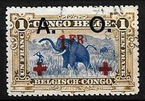 [Belgian Congo Red Cross Issue of 1918 Overprinted "A. O.", type D6]