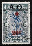 [Belgian Congo Red Cross Issue of 1918 Overprinted "A. O.", type D2]