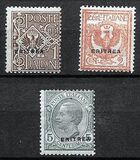 [Italian Postage Stamps Overprinted "ERITREA", Typ V]