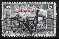[Not Issued Italian Postage Stamps Overprinted "CIRENAICA", Вид K3]