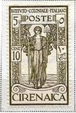 [Italian Colonial Institute - Goddess of Peace - Watermarked, type G1]