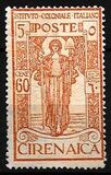 [Italian Colonial Institute - Goddess of Peace - Watermarked, type G4]