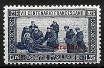 [The 700th Anniversary of the Birth of Franciss of Assisi - Italian Postage Stamps Overprinted "CIRENAICA", Вид F3]