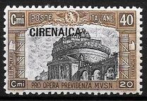 [Italian Postage Stamps & Not Issued Stamps Overprinted "CIRENAICA", тип H]