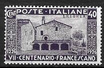 [The 700th Anniversary of the Death of St. Francis of Assisi - Italian Postage & Not Issued Stamps Overprinted, type AB1]