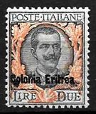 [King Victor Emmanuel III - Italian Postage Stamps Overprinted "Colonia Eritrea", tipas Z2]