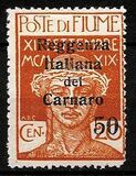 [Fiume Military Post Stamps Surcharged, 类型 D2]