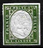 [King Victor Emmanuel II - This Issue Vary Greatly in Colour, type D]