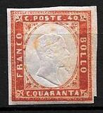 [King Victor Emmanuel II - This Issue Vary Greatly in Colour, Typ D10]