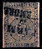 [Coat of Arms - Black Print on Colored Paper, type A]