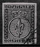[Coat of Arms - Black Print on Colored Paper, type A3]